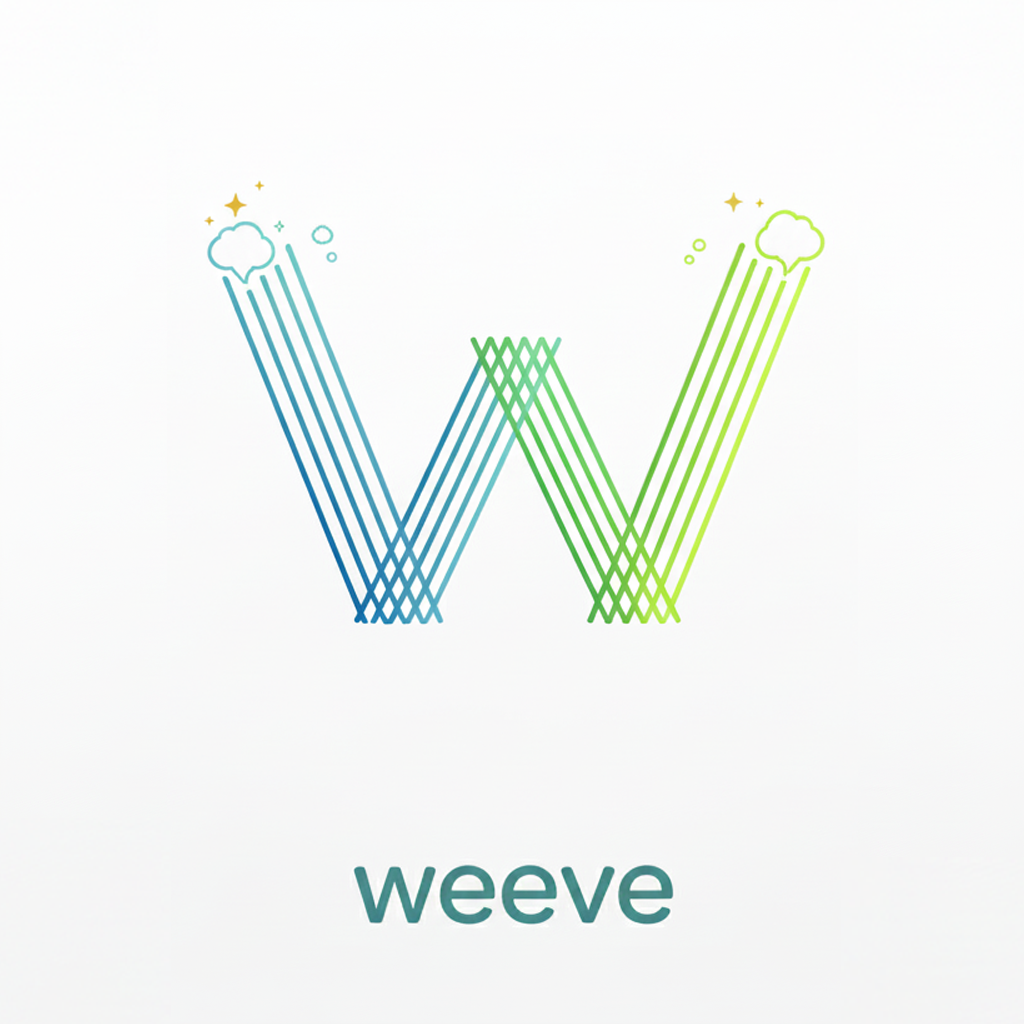 Weeve Tales kids creative writing app logo